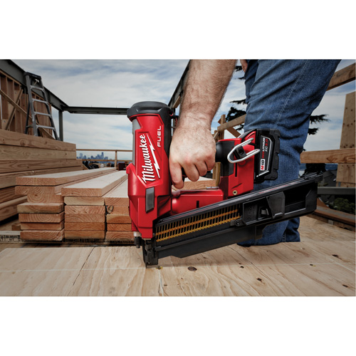 M18 Fuel 21 Degree Nailer Kit, 18 V, Lithium-Ion Oxymax Inc