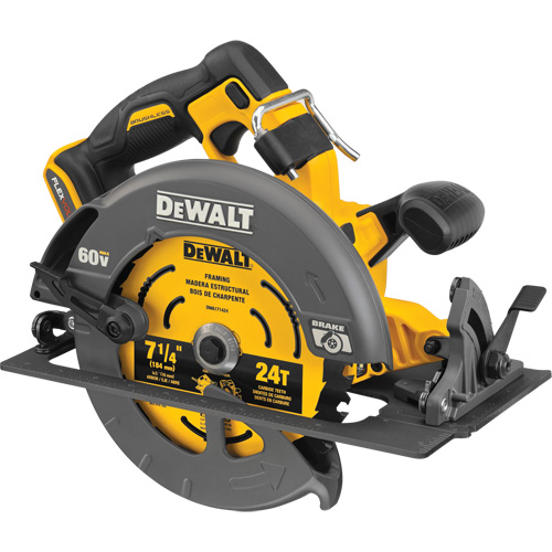Scie circulaire sans balai Flexvolt Max avec frein &eacute;lectrique (outil seulement), 7-1/4", 60 V Oxymax Inc