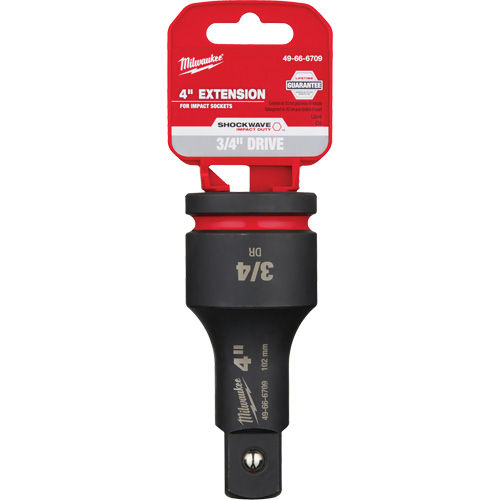 Rallonge pour douille Shockwave Impact Duty, Chocs, Prise 3/4", 4" lo Oxymax Inc