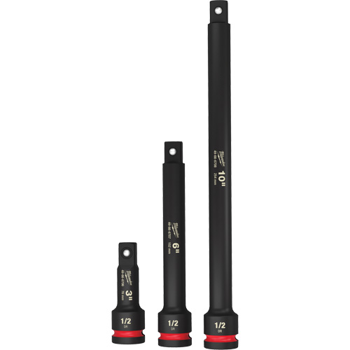 Jeu de rallonges pour douilles Shockwave Impact-Duty, Chocs, Prise 1/2", 3"/6"/10" lo Oxymax Inc