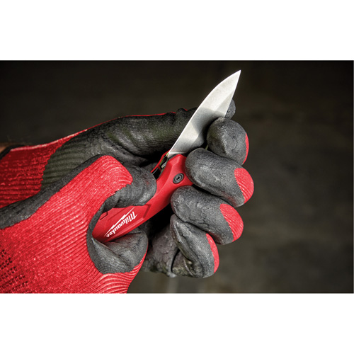 Compact Folding Knife, 2-1/2" Blade, Stainless Steel Blade, Metal Handle Oxymax Inc