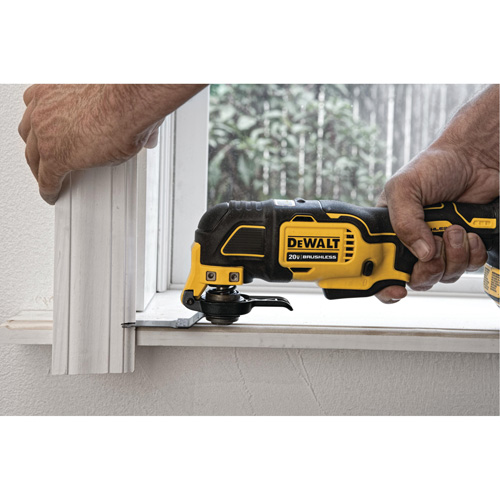 Outil polyvalent oscillant sans fil Atomic Max avec moteur sans balais (outil seulement), 20 V, Lithium-ion Oxymax Inc