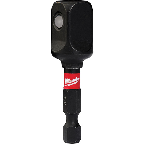 Shockwave Impact Socket Adapters, 1/4" Drive Size, 1/2" Male Size, Ball, 2" L Oxymax Inc