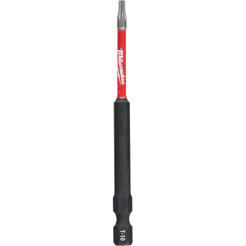 Embout de tournevis Shockwave Impact Duty, Torx, Embout T-10, Prise 1/4", Longueur 3-1/2" Oxymax Inc