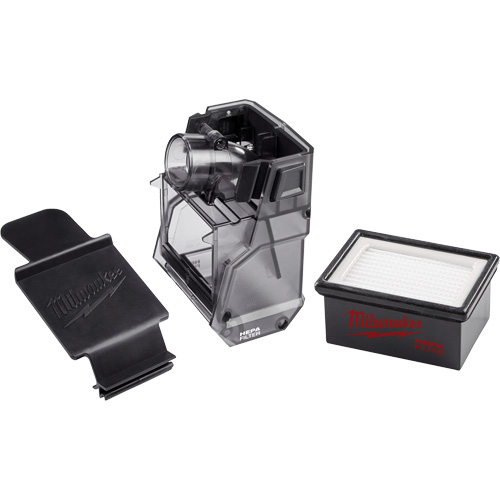 Boîte &agrave; poussi&egrave;re, filtre et couvercle Hammervac M18 Fuel Oxymax Inc