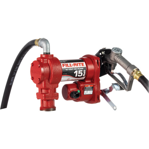 Heavy-Duty Fuel Transfer Pump with Manual Nozzle Oxymax Inc
