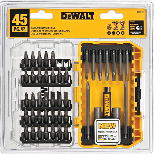 45 Piece Screwdriving Set with ToughCase&reg;+ System Oxymax Inc