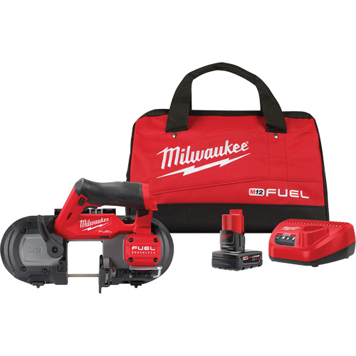 M12 Fuel Compact Band Saw Kit, 12 V, 2-1/2" Capacity Oxymax Inc