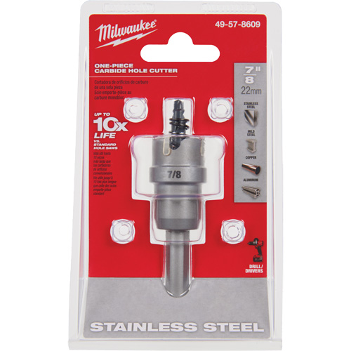 Scies-cloches au carbure monobloc, 7/8", Profondeur de la coupe de 3/16" Oxymax Inc