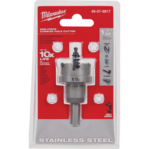 Scies-cloches au carbure monobloc, 1-7/32", Profondeur de la coupe de 3/16" Oxymax Inc