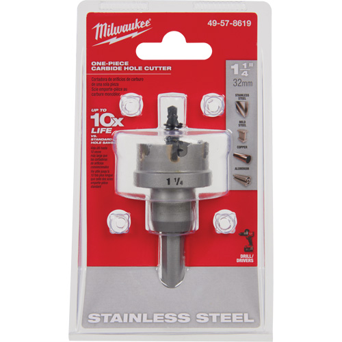 Scies-cloches au carbure monobloc, 1-1/4", Profondeur de la coupe de 3/16" Oxymax Inc