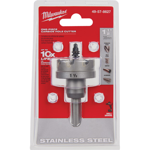 Scies-cloches au carbure monobloc, 1-1/2", Profondeur de la coupe de 3/16" Oxymax Inc