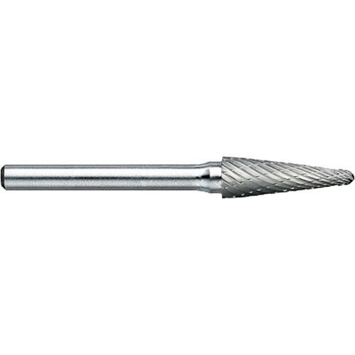 DRILLCO Magnum Double Cut Solid Carbide Burr, SL-3, 3/8" Dia., 1/4" Shank, 1-1/16" Depth of Cut Oxymax Inc