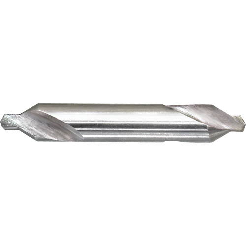 Drillco&reg; Combined Centre Drill & Countersink, #00, 0.025" Small Diameter, 1/8" Large Diameter, High Speed Steel Oxymax Inc