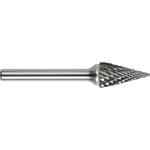 Drillco&reg; Single Cut Pointed Cone Burr, SM-42L2 Oxymax Inc