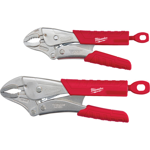 Torque Lock Curved Jaw Locking Pliers Set, 2 Pieces Oxymax Inc
