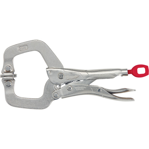 Pince-&eacute;tau en C &agrave; m&acirc;choires pivotantes Torque Lock, Longueur 6", Pinces serre-joints Oxymax Inc