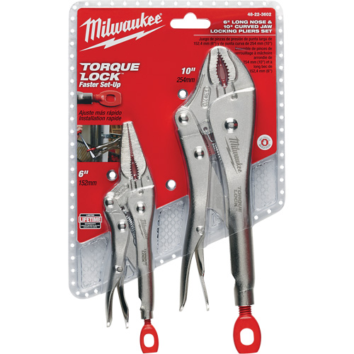 Torque Lock Locking Pliers Set, 2 Pieces Oxymax Inc