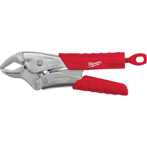 Torque Lock MaxBite Locking Pliers, 7" Length, Curved Jaw Oxymax Inc