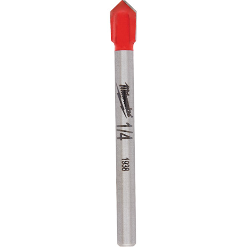 Glass & Tile Bit, 1/4", Carbide Oxymax Inc