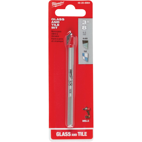 Foret pour verre et carreaux, 3/8", Carbure Oxymax Inc