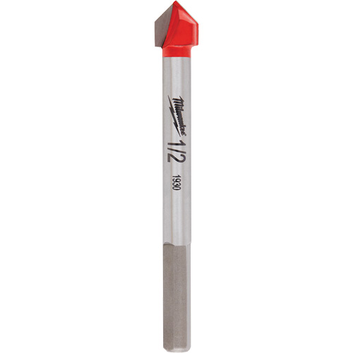 Glass & Tile Bit, 1/2", Carbide Oxymax Inc