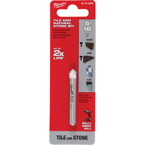 Foret pour la pierre naturelle, 5/16", Carbure Oxymax Inc