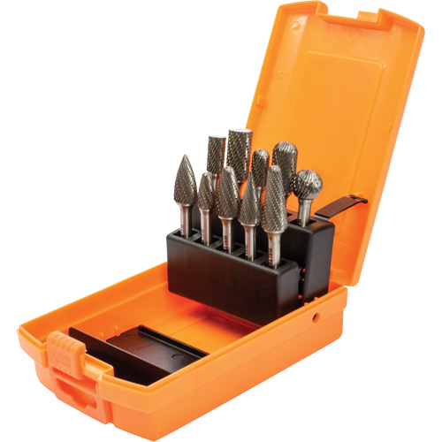 DC Carbide Burr Kit, 10 Pieces Oxymax Inc