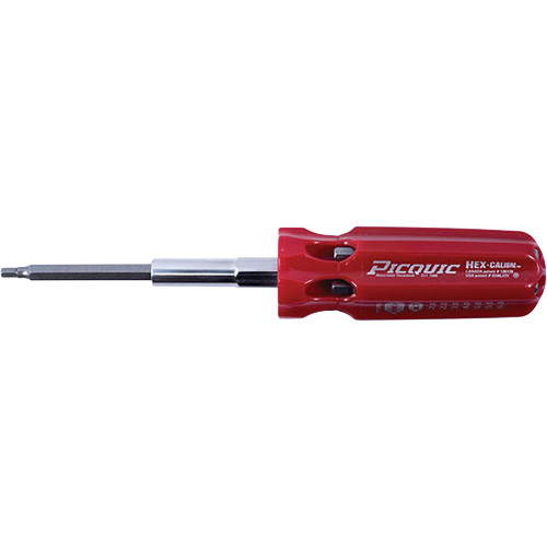 Tournevis multi-embouts m&eacute;triques Hex-Calibre, Prise Plastique Oxymax Inc