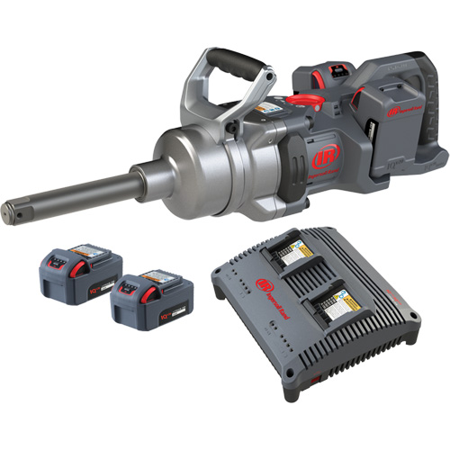 Ensemble de cl&eacute;s &agrave; chocs sans fil &agrave; couple &eacute;lev&eacute; avec enclume de 6", 20 V, Mandrin 1" Oxymax Inc