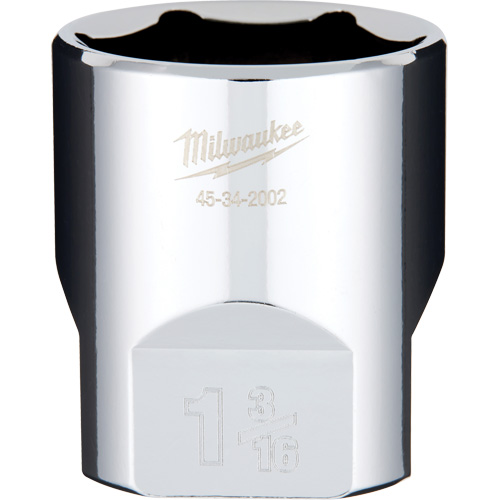SAE Socket with Four Flat Sides, 1-3/16", 1/2" Drive, 6 Points Oxymax Inc