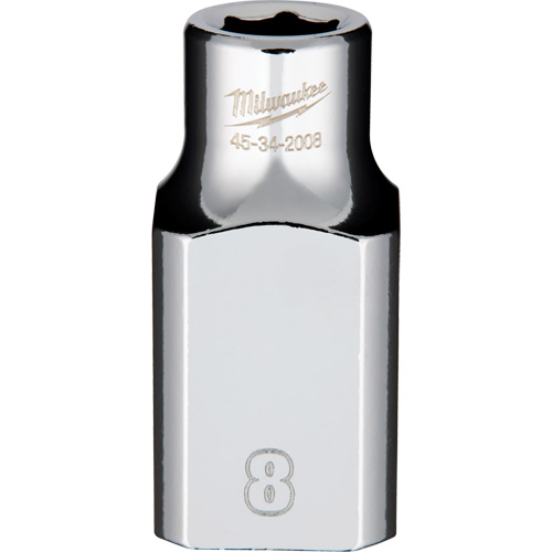 Metric Socket with Four Flat Sides, 8 mm, 1/2" Drive, 6 Points Oxymax Inc