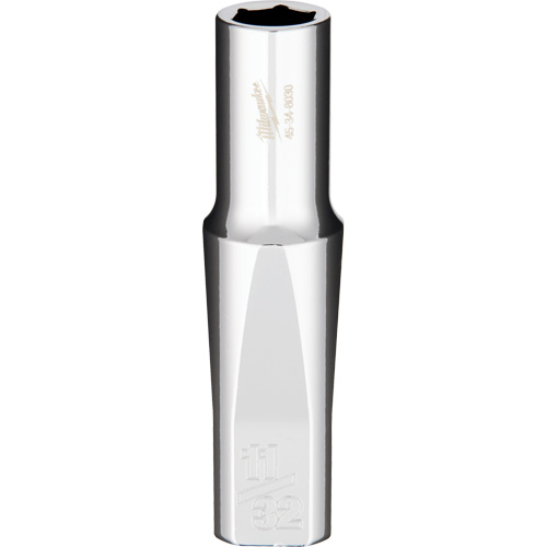 SAE Socket with Four Flat Sides, 11/32", 3/8" Drive, 6 Points, Deep Oxymax Inc