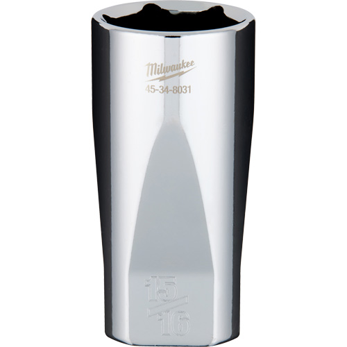 SAE Socket with Four Flat Sides, 15/16", 3/8" Drive, 6 Points, Deep Oxymax Inc