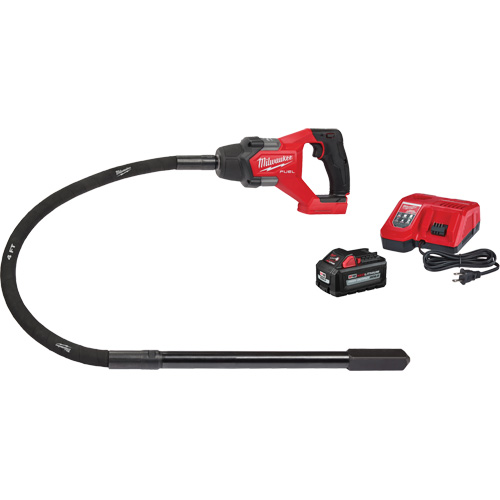 M18 Fuel 4' Concrete Pencil Vibrator Kit Oxymax Inc