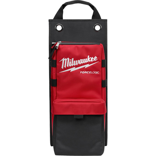 Utility Crimper & Cutter Bag, Nylon, 2 Pockets, Black/Red Oxymax Inc