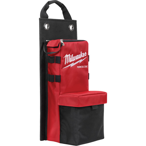 Utility Crimper & Cutter Bag, Nylon, 2 Pockets, Black/Red Oxymax Inc