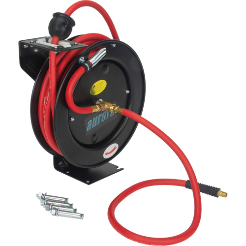 Hose Reel, Air/Water, 3/8" x 25', Single Hose, 300 psi Oxymax Inc