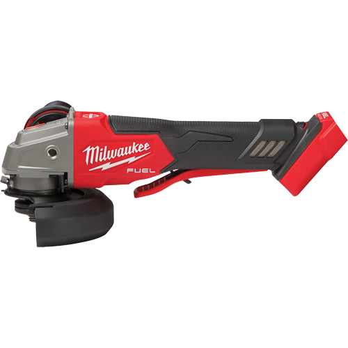 Meuleuse &agrave; frein &agrave; vitesse variable avec interrupteur &agrave; glissi&egrave;re non verrouillable M18 Fuel, 18 V, Mandrin 5"/4-1/2", Lithium-ion Oxymax Inc
