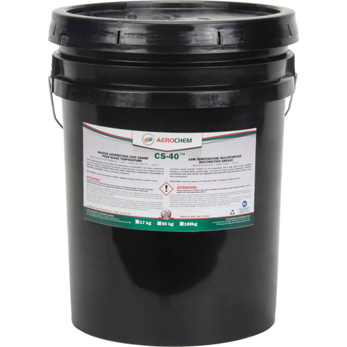 Aerochem CS-40 Low-Temperature Multi-Purpose Grease, 17 kg, Pail Oxymax Inc