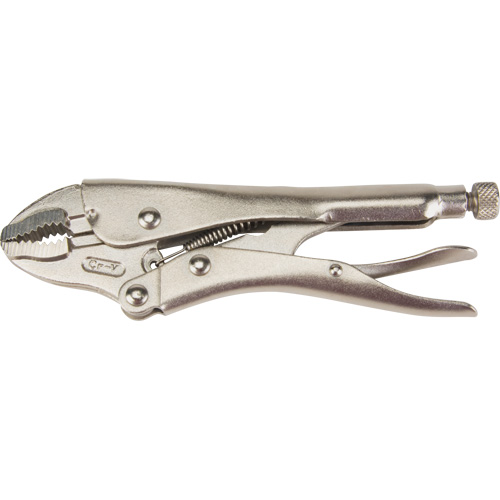 Locking Pliers with Wire Cutter, 7" Length, Curved Jaw Oxymax Inc