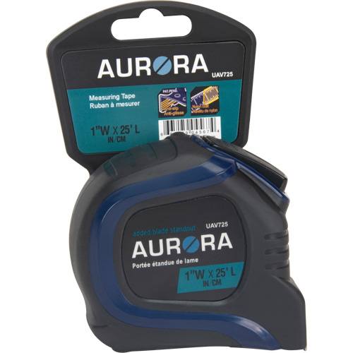 Ruban &agrave; mesurer, 1" x 25', Marques de goujon Imp&eacute;rial/Imp&eacute;rial & m&eacute;trique Oxymax Inc