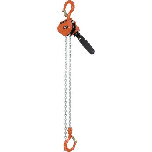 VLP-25-5 VLP Series Lever Puller, 5' Lift, 500 lbs. (0.25 tons) Capacity, Galvanized Steel Chain Oxymax Inc