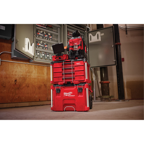 Boîte &agrave; outils avec 4 tiroirs PackOut, 16-3/10" x 22-1/5" x 14-3/10", Rouge Oxymax Inc