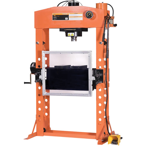 Super Heavy-Duty Shop Presses, 75 tons Capacity Oxymax Inc