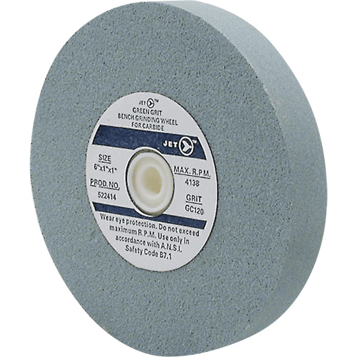 GC675C Bench Grinding Wheels, 6" x 3/4", 1" Arbor, Silicon Carbide Oxymax Inc