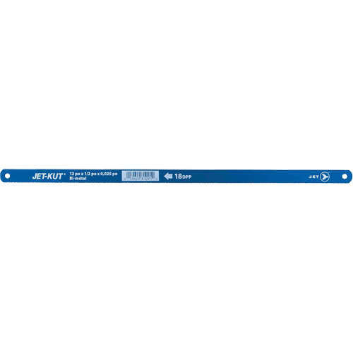 Lames de rechange pour scie &agrave; m&eacute;taux, Bim&eacute;tal/Acier rapide, 12" lo, 18 dents par pouce Oxymax Inc