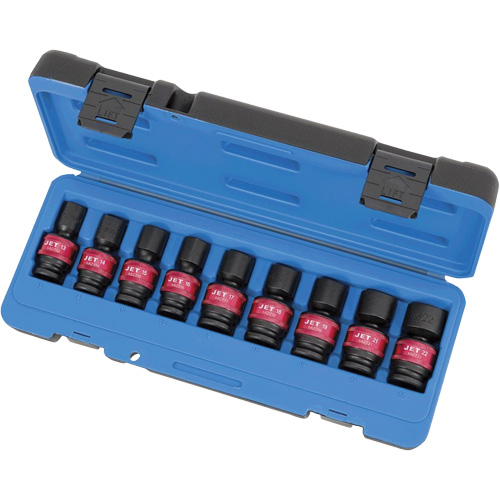 PSU912M Jeux de douilles universelles, 9 Mcx, Chocs, Prise de 1/2" Oxymax Inc