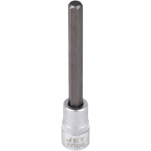 Extra-Long Bit Sockets, Hex, 3/8" x 4" L, 3/8" Drive Oxymax Inc