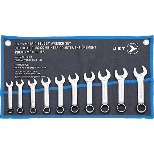 SCWS-10M Jeux de cl&eacute;s courtes, Combinaison, 10 morceaux, M&eacute;trique Oxymax Inc
